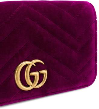 Gucci GG Marmont logo clutch