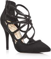 Thumbnail for your product : Caparros Women's Kalista Embellished Satin Pointed Toe Pumps