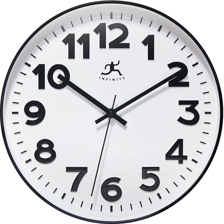Infinity Instruments Orbit Wall Clock 12-Inch