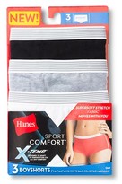 Thumbnail for your product : Hanes Women's Sport Comfort Boyshorts 3-Pack