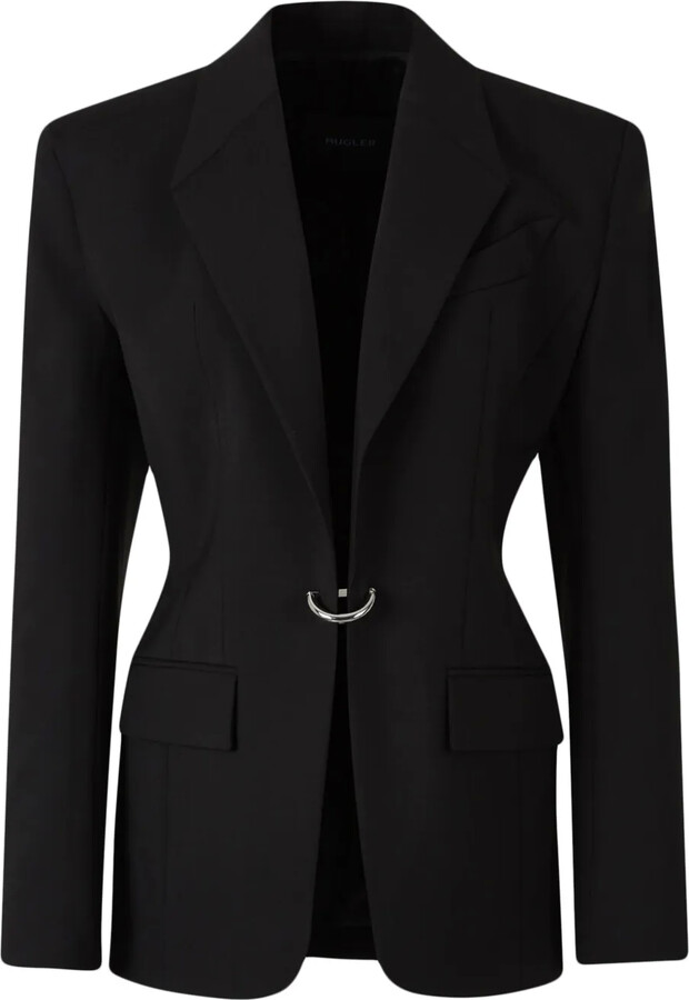 Thierry Mugler Pierced Tailored Blazer