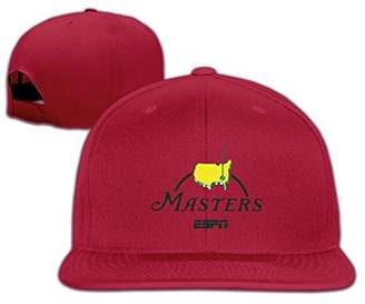 Oops Times Cap Solid Adult Masters Golf Logo Flat Bill Baseball Cap