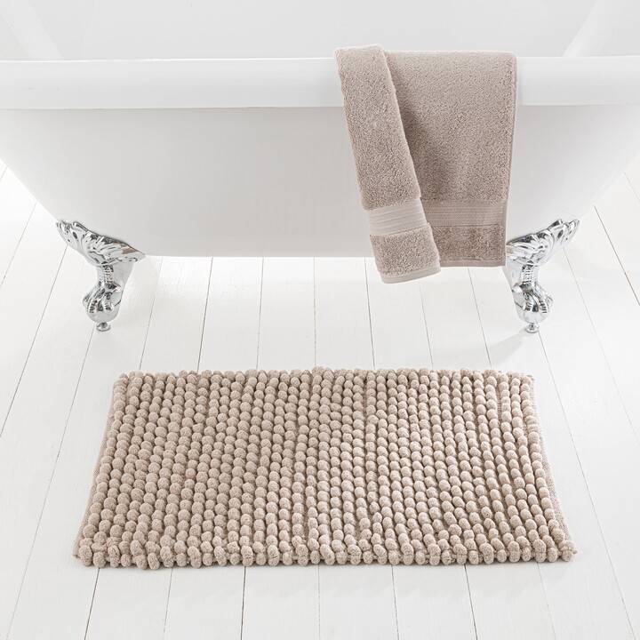 Dunelm Pebble Mushroom Bath Mat Mushroom (Natural) ShopStyle