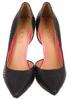 Thumbnail for your product : L.A.M.B. Embossed Leather Pumps