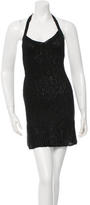 Thumbnail for your product : Moschino Metallic-Accented Halter Dress