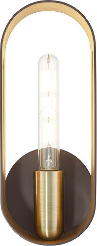 Livex Lighting LivexLightingRave1-LightWallLightinBronze/AntiqueBrass