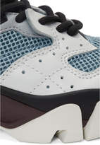Thumbnail for your product : Calvin Klein White and Blue Carla 10 Sneakers