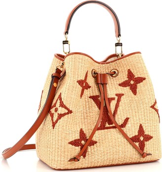Louis Vuitton NeoNoe Handbag Monogram Raffia MM
