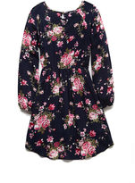 Thumbnail for your product : Forever 21 girls Rose Print Woven Dress (Kids)
