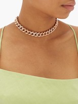 Thumbnail for your product : Shay Diamond & 18kt Rose-gold Curb-chain Choker - Rose Gold