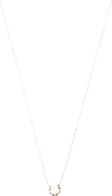 TJMAXX 14Kt Gold Diamond Horseshoe Necklace, Diamond/Gold