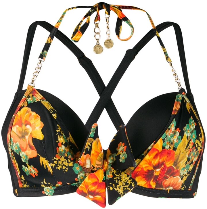 Marlies Dekkers Floral Print Push-Up Bikini Bra - ShopStyle Two Piece  Swimsuits