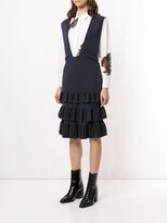 Thumbnail for your product : Alaïa Pre-Owned Ruffled Pinafore Dress