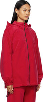 Thumbnail for your product : we11done Pink High-Neck Logo Zip Jacket