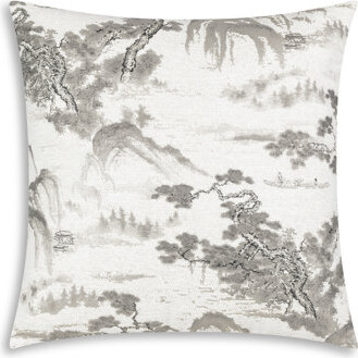 Marie Burgos Design Chinoiserie Black Pillow