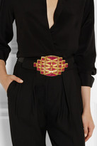 Thumbnail for your product : Vionnet Embellished leather waist belt