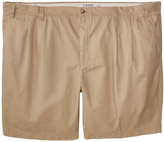 Izod Men's Big and Tall Saltwater Double-Pleated Short
