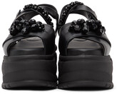 Thumbnail for your product : Simone Rocha Black Platform Track Sole Sandals