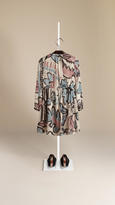 Thumbnail for your product : Burberry Floral Print Silk Georgette Dress