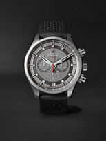 Thumbnail for your product : Zenith El Primero Sport 45mm Stainless Steel and Rubber Watch, Ref. No. 03.2280.400/91.R576 - Men - Gray