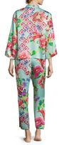 Thumbnail for your product : Natori Star Blossom Mandarin Pajamas