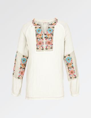 Fat Face Embroidered Smock Top