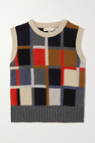 Thumbnail for your product : &Daughter + Net Sustain Tralee Intarsia Wool Tank - Ecru