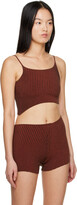Thumbnail for your product : Isa Boulder SSENSE Exclusive Orange & Brown Tank Top