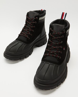 Hybrid Boot Tommy Winter Boots Warm Lined Chunky Cleat Hybrid Snow