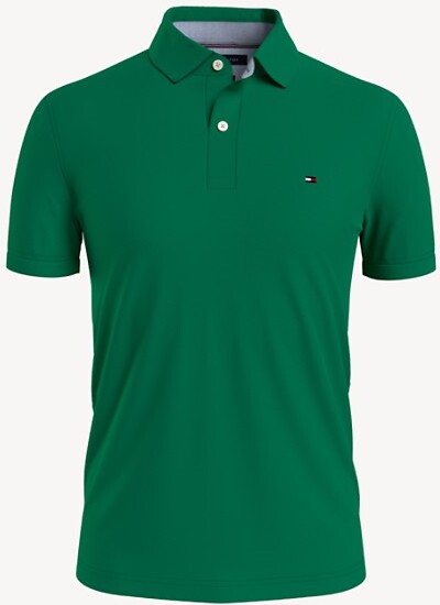 Tommy Hilfiger Men's Green Polos on Sale | ShopStyle