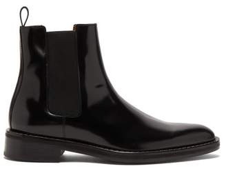 Ami Welt-stitched Leather Chelsea Boots - Mens - Black