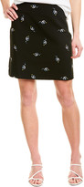 Thumbnail for your product : Maje Embroidered Mini Skirt