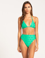 Thumbnail for your product : Hurley Terry Pop Textured Triangle Bikini Top