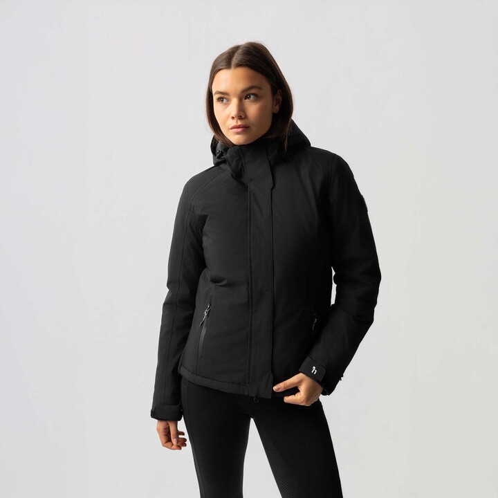 Horze Camila Womens Waterproof Softshell Jacket, Black, 14
