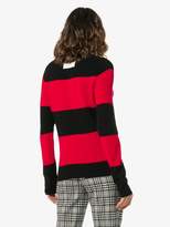 Thumbnail for your product : RE/DONE Striped Long Sleeve Crew Neck Jumper
