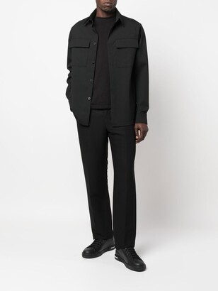 Karl Lagerfeld Paris Button-Up Fitted Shirt