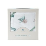 Thumbnail for your product : Little Unicorn Hooded Towel and Washcloth 100% Cotton Prickle Pots