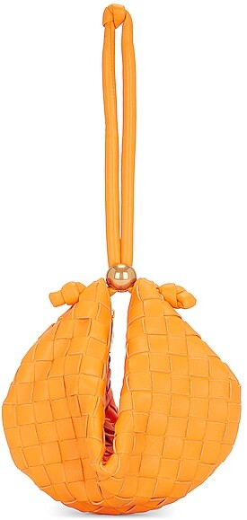 Bottega Veneta Small Metal Loops Bag In Tangerine for Women