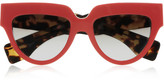 Thumbnail for your product : Prada Cat eye acetate sunglasses