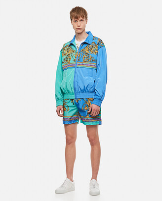 Versace Jeans Couture Print Placed Garland Shorts - ShopStyle