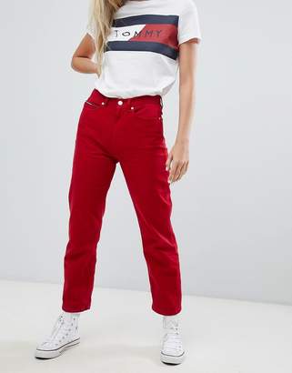 Tommy Jeans High Rise Straight Leg Jeans