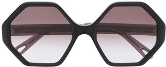 Chloé Willow geometric-frame sunglasses