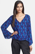 Thumbnail for your product : Parker 'Rita' Print Silk Top