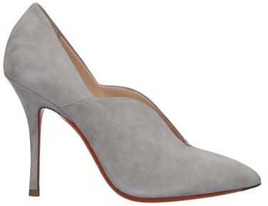 grey suede pumps