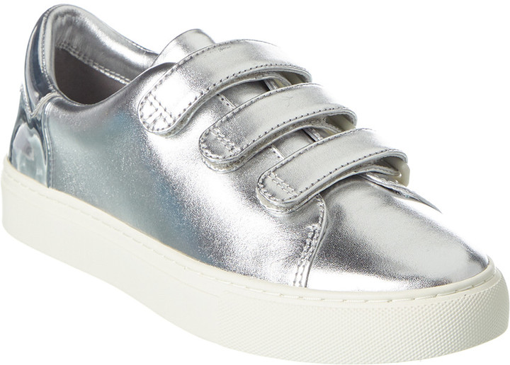 silver tory burch sneakers