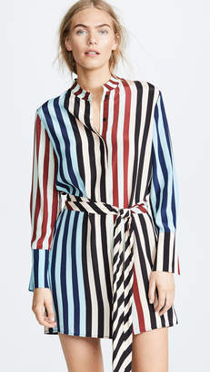 Diane von Furstenberg Striped Shirt Dress