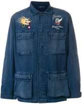 Thumbnail for your product : Polo Ralph Lauren moto-inspired embroidered shirt
