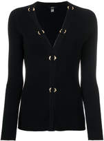 Thumbnail for your product : Class Roberto Cavalli ribbed V-neck cardigan