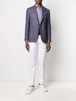 Thumbnail for your product : Canali Check Single-Breasted Blazer