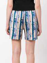 Thumbnail for your product : La Perla floral print shorts